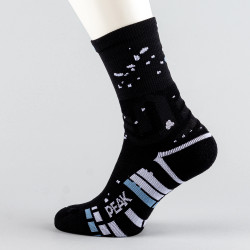 Peak Wiggins Matching Basketball Socks Black