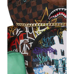 Sprayground Sharks In Paris The Rizz Moneybear Teddybear Backpack Brown