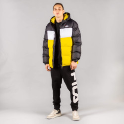 FILA SCOOTER puff jacket black/olive/white