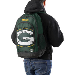 Forever Collectibles Green Bay Packers - NFL - Two Tone Cylinder Back Pack Green