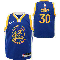 Nike 0-7 Icon Replica Jersey Golden State Warriors Stephen Curry – Nr. 30 Blue/Yellow