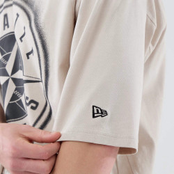 Tričko NEW ERA Seattle Mariners MLB Graphic Cream Boxy T-Shirt krémové