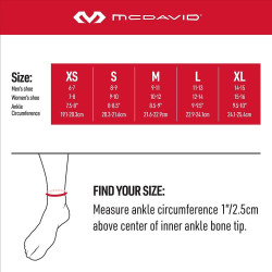 Šnurovacia ortéza na členok McDavid 199 Ankle Brace Lace-Up with Stays čierna