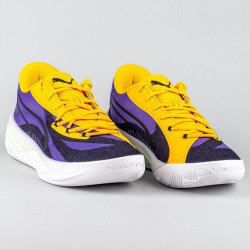 Puma All-Pro Nitro Shoe Team Violet/Yellow Sizzle/White
