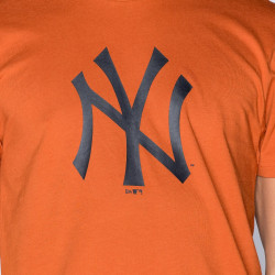 New Era Tričko Mlb Seasonal Team Logo New York Yankees Orange Red