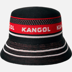 Klobúk KANGOL® TROPIC GAME STRIPE LAHINCH čierny