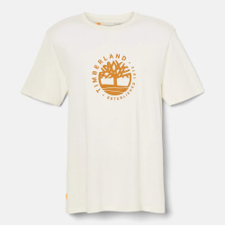 Timberland SS Refibra Graphic Tee - natural