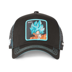 Šiltovka so sieťkou CAPSLAB Dragon Ball Super – Goku čierna