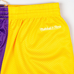 Mitchell And Ness Nba Big Face Shorts 5.0 - 8-20Y Los Angeles Lakers Yellow/Purple/White