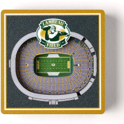 Youthefan Nfl 3D Stadiumview Magnet Green Bay Packers (7Cm X 7Cm)