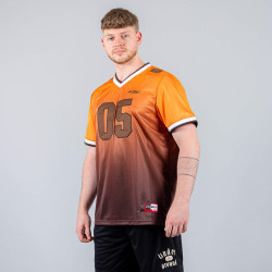 FUBU Corporate Gardient Football Jersey orange/brown