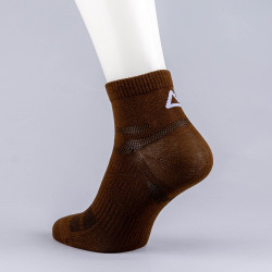 Peak Medium Cut Socks Dk.Coffee