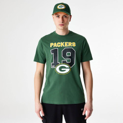 New Era Green Bay Packers NFL Wordmark Green T-Shirt