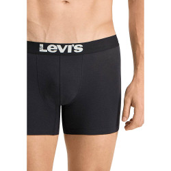 Levis Men Scribble Logo Boxer Brief (2-Pack) Black Combo