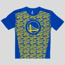 Outer Stuff Exemplary Ss V-Neck Tee Golden State Warriors Blue/Yellow