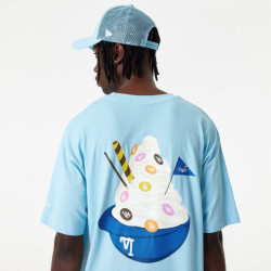 Tričko New Era La Dodgers MLB Ice Cream Graphic Blue Oversized T-Shirt bledomodré