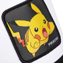 Capslab Boy'S Trucker Pokemon Pikachu Junior Cap White