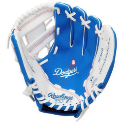 Bejzbalová rukavica Rawlings MLB Logo Gloves LH 10 Inch Team Dodgers