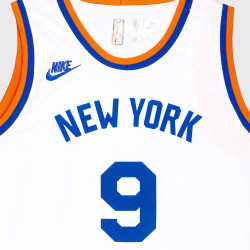 NIKE BOYS YEAR ZERO SWINGMAN JERSEY NEW YORK KNICKS - RJ Barrett WHITE/BLUE/ORANGE