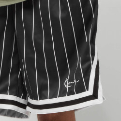 Pánske kraťasy Karl Kani Small Signature Pinstripe Mesh Shorts čierne