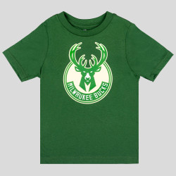 Outer Stuff Nba Slogn Back Ss Ctn Tee Milwaukee Bucks Green