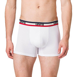 Levis Men Sprtswr Logo Boxer Brief (3-Pack) White / Blue / Red