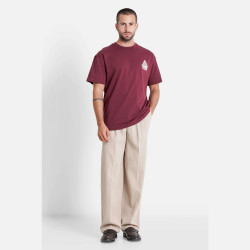 Sixth June Maison Sj Print Ss Tshirt Burgundy