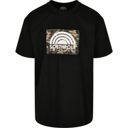 Southpole Camo Logo Tee black