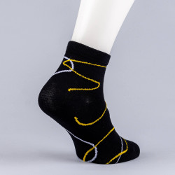 Peak Medium Cut Socks Black