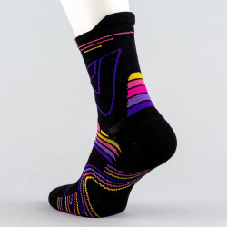 Peak Flash 5 Basketball Sock Black