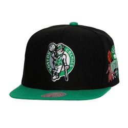 Mitchell & Ness Patch Overload Snapback Boston Celtics Black / Green