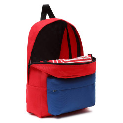 VANS BOYS NEW SKOOL BACKPACK TRUE BLUE/TRUE RED