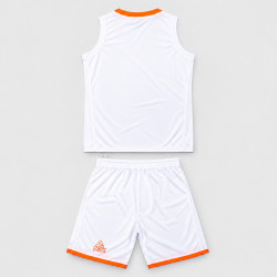 Dámska basketbalová súprava PEAK Basketball Uniform bielo-oranžová