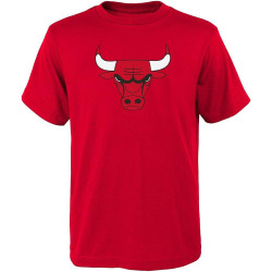 Outer Stuff Nba Primary Logo Ss Tee Chicago Bulls Red