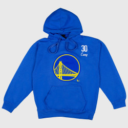 Outer Stuff Distressed Player Hood Golden State Warriors Curry Stephen Blue