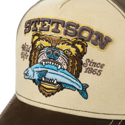 Stetson Trucker Cap Wild Life brown/sand