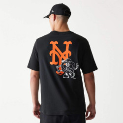 Tričko New Era New York Mets MLB Food Graphic Black T-Shirt čierne
