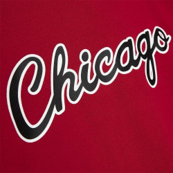 Mitchell & Ness NBA Gameday S/S FT Hoody Chicago Bulls Scarlet