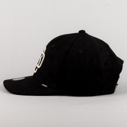 DJINN'S 6 Panel TrueFit 2.0 Cap Hairy Suede black