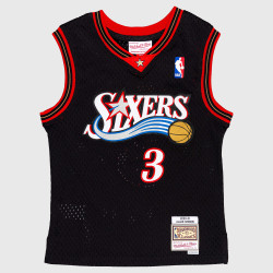 Mitchell & Ness Nba Swingman Jersey Road Philadelphia 76Ers Iverson Allen Black