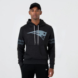 New Era Mikina Nfl Tonal Black Hoody New England Patriots Black