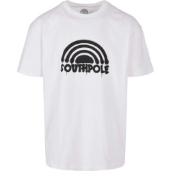 Southpole Spray Logo Tee white