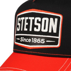 Šiltovka Stetson Trucker Cap Gasoline Red/Black