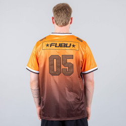 FUBU Corporate Gardient Football Jersey orange/brown