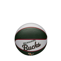 Wilson NBA Team Retro Mini Basketball Milwaukee Bucks (sz. 3)