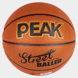 Peak Street Baller Composite Indoor/Outdoor Basketball Sz. 5 Brown