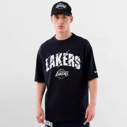 Tričko NEW ERA LA Lakers NBA Core Plus Navy Oversized T-Shirt tmavomodré