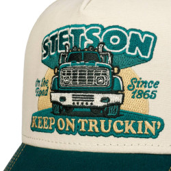 Stetson Trucker Cap Keep On Trucking green/sand