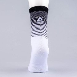 Peak Stretch High
 Cut Socks White/Black