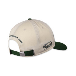 Djinn's 6 Panel TrueFit Cap Anniversary Cream/Green